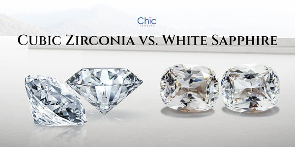 Cubic Zirconia vs. White Sapphire