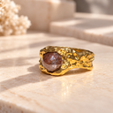 2.30 Carat Natural Brown Diamond Ring in 22K Gold | One of a Kind