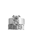 CHRISTINE 4 carat Radiant Cut Engagement Ring With Matching Band