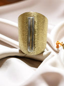 Certified 2.16 Carat Elongated Baguette Lab-Grown Diamond Statement Ring – 14K Yellow Gold