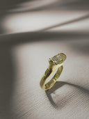 1.65ct Long Scissor-Cut Cushion (Ashoka-Inspired) Lab Diamond Ring in 18k Gold | One-of-a-Kind