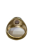 2.50 TCW Natural Brown Diamond Unisex Ring in 14K Yellow Gold