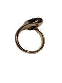 1.84 Carat Pink Rose Cut Lab Grown Diamond Ring in 14K Rose Gold