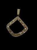 One-of-a-Kind Portrait Cut Lab Diamond Pendant