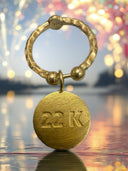 Heirloom Motion Ring in 18K & 22K Gold – Custom Engravable Medallion