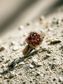 Handmade Medieval Ruby Ring – 18K Rose Gold
