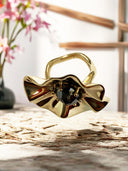 Desert Rose Bloom Ring — 4 Carat Natural Brown Rose-Cut Diamond in 14k Yellow Gold