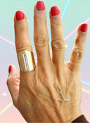 Certified 2.16 Carat Elongated Baguette Lab-Grown Diamond Statement Ring – 14K Yellow Gold