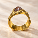 2.30 Carat Natural Brown Diamond Ring in 22K Gold | One of a Kind
