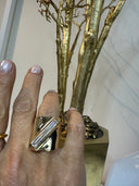 Diagonal Brilliance — One-of-a-Kind Certified 2.08ct Lab Diamond Baguette Statement Ring