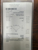 Certified 10.12 TCW Leaf Step-Cut Lab Diamond Leverback Earrings