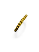 Handmade 22K Gold Pinky Ring – Textured Ribbed Band