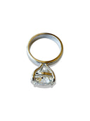 6 Carat Lab-Grown Diamond Solitaire Ring in 14k White Gold