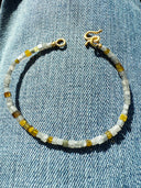 14.01 Carat Cube Chicashie Diamond Bangle Bracelet in 22K Gold
