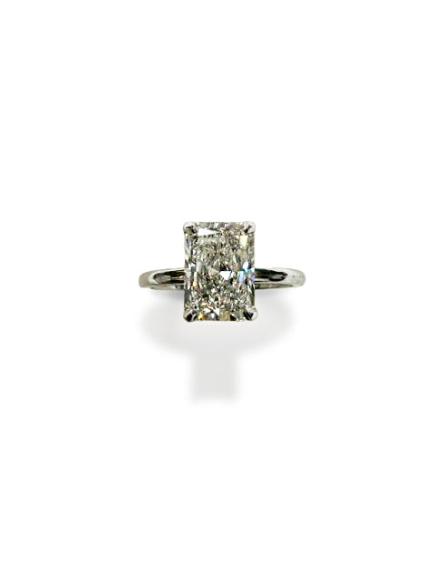 1.92 Carat Lab-Grown Diamond Solitaire Engagement Ring in 14K White Gold – F Color, VS Clarity