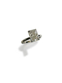 1.92 Carat Lab-Grown Diamond Solitaire Engagement Ring in 14K White Gold – F Color, VS Clarity