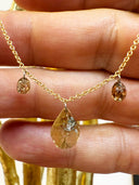 One-of-a-Kind Slice & Briolette Diamond Necklace