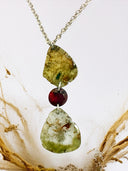One-of-a-Kind Sliced Diamond & Ruby Talisman Necklace