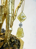 Talisman Slice – Natural Diamond Pendant in 14K Gold