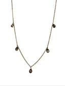 “Rain Prayer” — Briolette Diamond Talisman Necklace