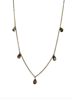“Rain Prayer” — Briolette Diamond Talisman Necklace
