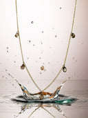 “Rain Prayer” — Briolette Diamond Talisman Necklace