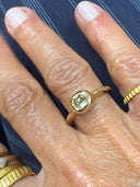0.72 Carat Natural Canary Diamond | Handmade in 14K Gold