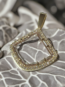 One-of-a-Kind Portrait Cut Lab Diamond Pendant
