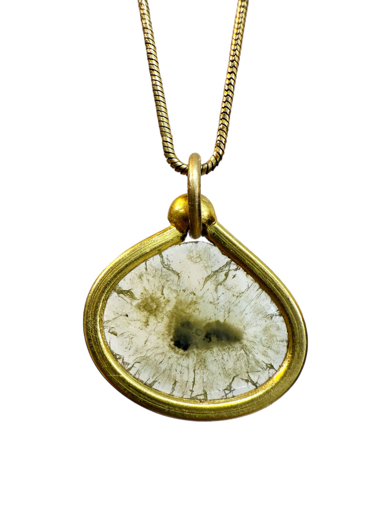 Mirror of the Soul Diamond Pendant
