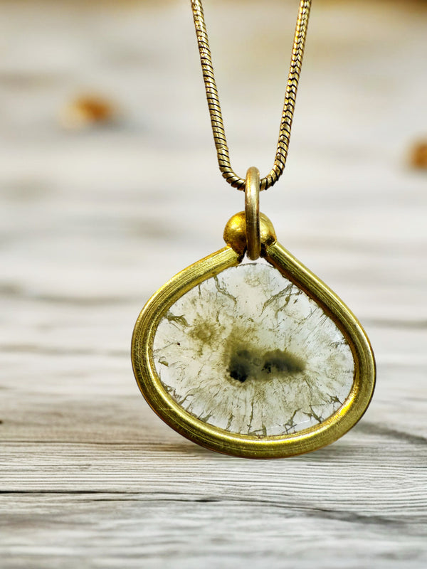 Mirror of the Soul Diamond Pendant