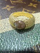 Rose cut Natural 2.25 carat brown diamond ring 18k