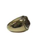2.50 TCW Natural Brown Diamond Unisex Ring in 14K Yellow Gold