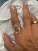 4.60 TCW Portrait-Cut Diamond Statement Ring