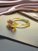 One-of-a-Kind 1.12 Carat Burnt-Brown Rose-Cut Diamond Ring in 22K Gold