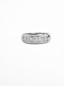 Classic Men's Wedding Band with Channel-Set Lab-Grown Diamond Stones – 7.75mm, 1.5 TCW