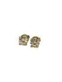 2.0 CTW Certified Lab Diamond Stud Earrings in 14K Yellow Gold | VVS D-F