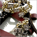 Two Tone Tiffany Style Cubic Zirconia CZ Earrings