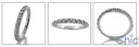 Eternity TCW .75 Pave 2.5mm Cubic Zirconia Cz Ring