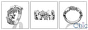 Fine Jewelry 1 Ct Pave Set Stars Cubic Zirconia Cz Ring