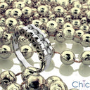 Wedding .40 Round Channel 5 Cubic Zirconia CZ Band 