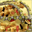 Cubic Zirconia Cz Peridot Oval Ct Round Diamond 34 TCW Necklace