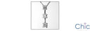 Cubic Zirconia Cz .50 TCW Round 3 Stone Drop Pendant