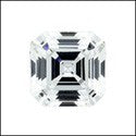 4 Ct Royal Asscher Cubic Zirconia CZ Loose stone