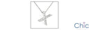 Cubic Zirconia Cz Xiomara Ximena X Letter Initial Pendant