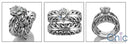 Matching Set 2 Ct Round Ct Wedding Cubic Zirconia Cz Ring