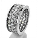 Mens Cubic Zirconia Eternity Ring