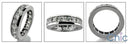 Mens Cubic Zirconia Eternity Ring