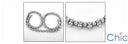 Cubic Zirconia Cz Oval Ct Round Stone in Prongs Necklace