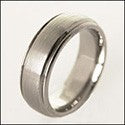 Mens 6mm Titanium Wedding Band