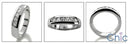Wedding .60 Channel Princess Cubic Zirconia CZ Band 